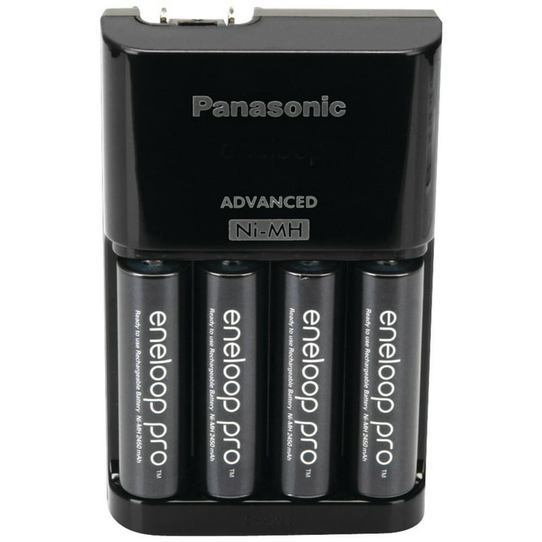 Panasonic® 4-position Charger With Aa Eneloop® Batteries, 4 Pk. : Target