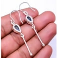 thumbnail image 2 of Kyanite - Nepal 925 Sterling Silver Bali Earring 2.34" E_9328_100_56, Gemstone Silver Jewelry, New Year Sale, Valentin's Day Gift, 2 of 2