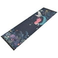 thumbnail image 2 of Cute Mermaid in Sea Corals Bedside Runner Rug 2'x 6' Non Slip Carpet Floor Mat Area Rug, 2 of 8