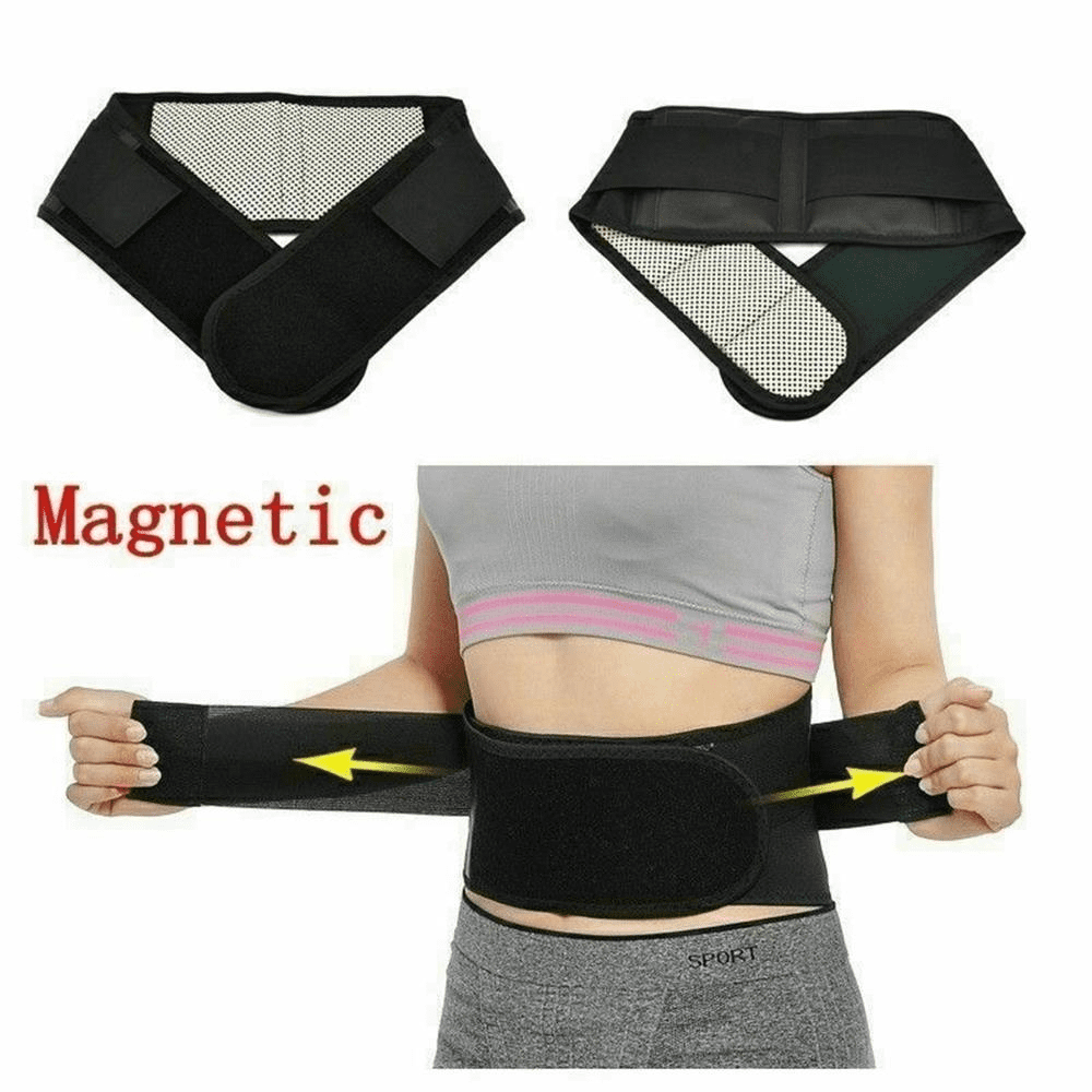 widshovx Magnetic Back Support Belt Breathable Lower Back Brace