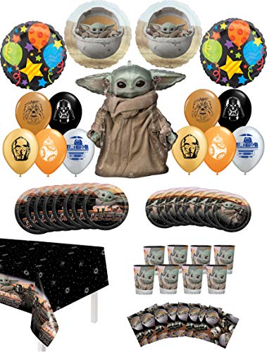 Banners Baby Yoda Party Supplies Star Wars Theme Party Decoration Cupcake Toppers Balloons Stickers for Kids Birthday Party Dector Banners Baby Yoda Party Supplies Star Wars Theme Party Decoration Cupcake Toppers Balloons Stickers for Kids Birthday Party Dector