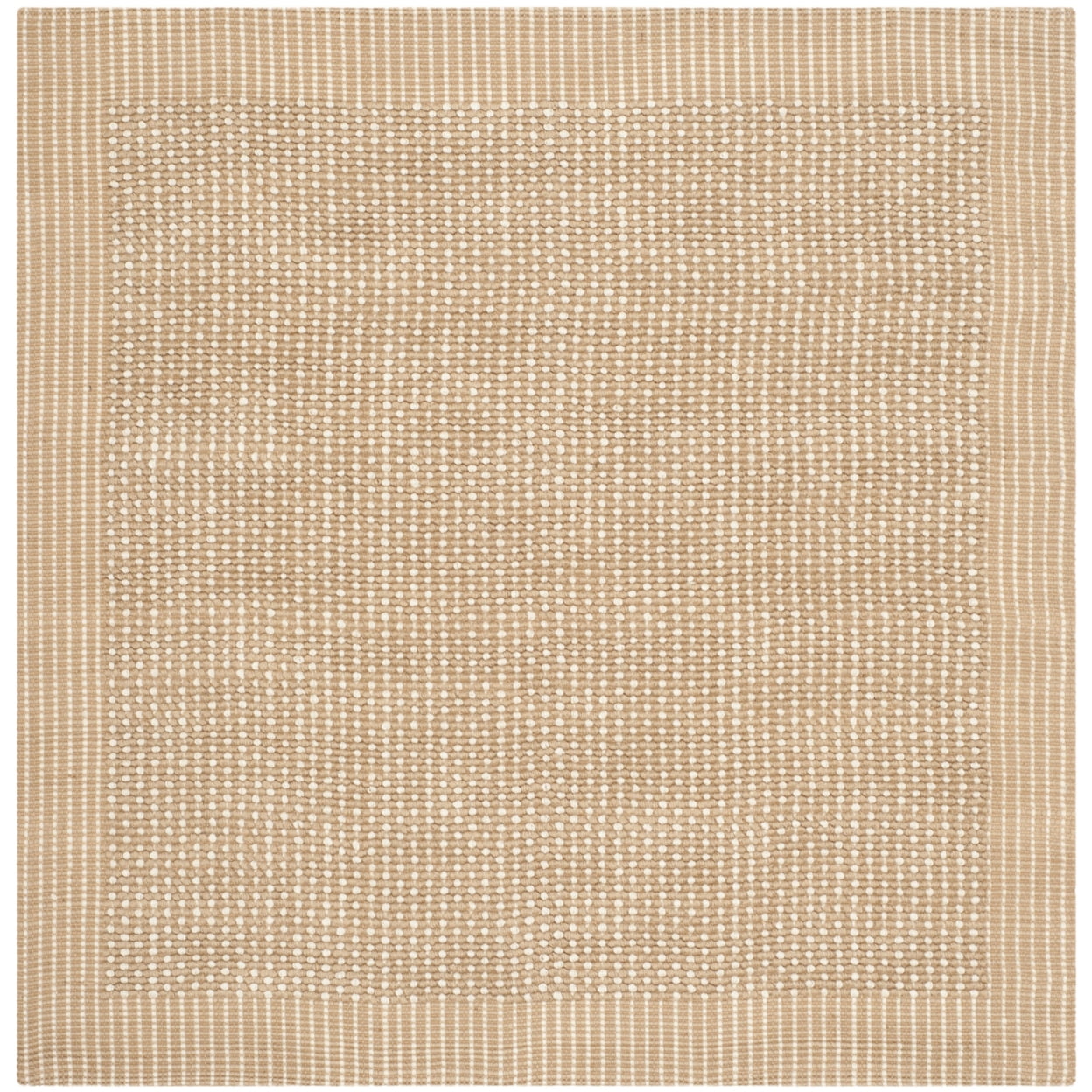 SAFAVIEH Natural Fiber Langston Geometric Jute Area Rug, Ivory/Beige, 2'6" x 4'