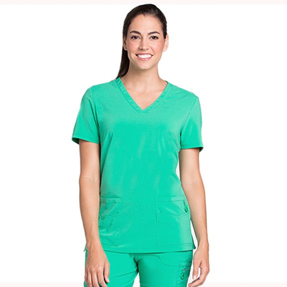 Lynx Women's Unleashed V-Neck Solid Scrub Top