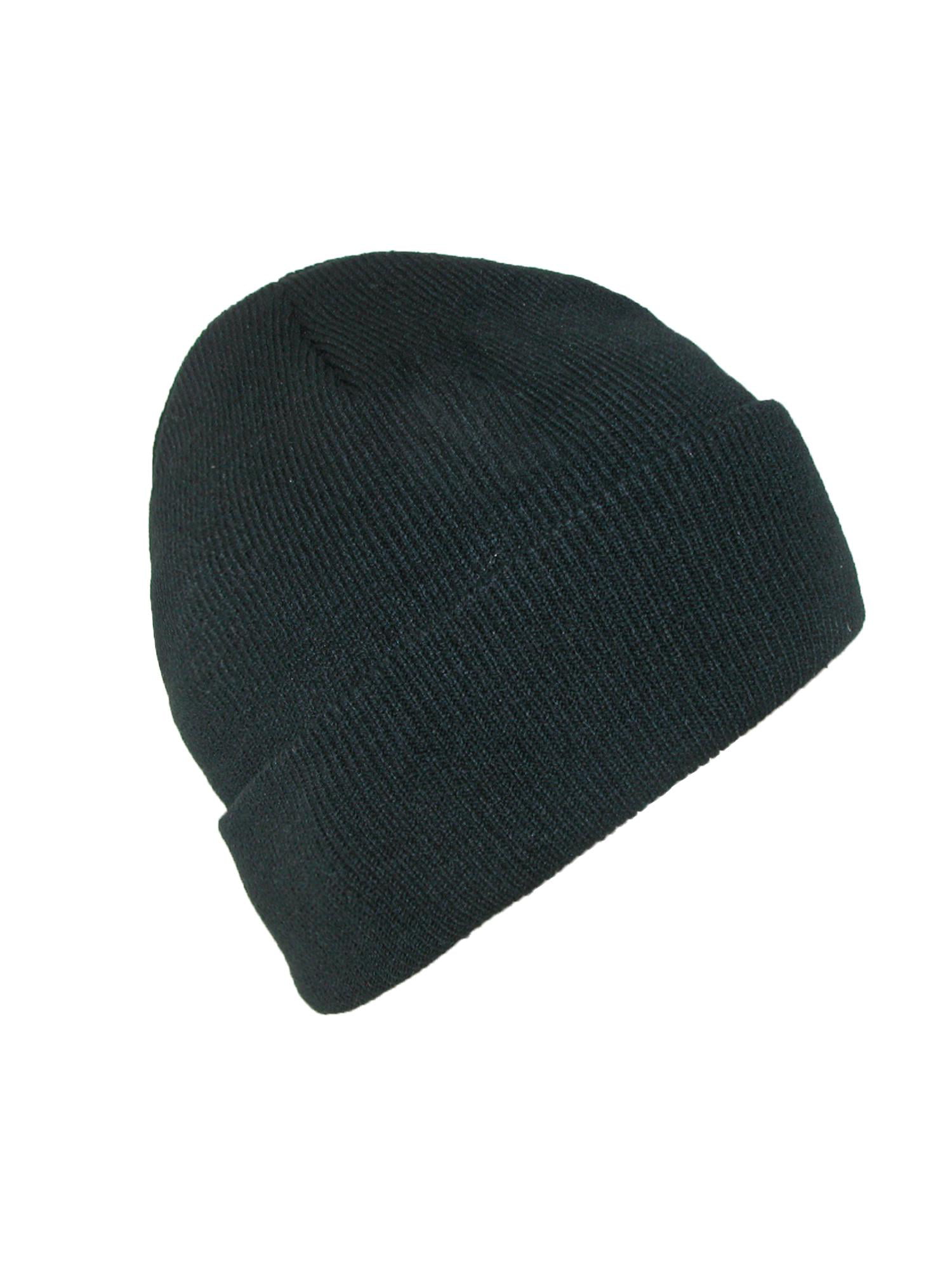 Gray & Black Tribal Short Acrylic Beanie Beanies Winter Ski Skull Cap Hat Hats 