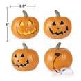 thumbnail image 6 of Gamexcel 9 Inch Jack-o'-Lantern, Halloween Light Up Pumpkin Lantern, 9in Smile Orange, 1 Count, 6 of 7