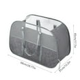 thumbnail image 3 of Iumwxz Foldable Laundry Basket with Shoulder Strap Large Capacity Mesh Dirty Clothes Hamper for Breathable Storage Collapsible Space Saving Design for Bedroom or Dorm Room, 3 of 6