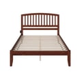 thumbnail image 3 of Leo & Lacey Richmond Queen Solid Wood Platform Bed in Walnut, 3 of 5