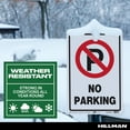 thumbnail image 3 of Hillman No Parking Sign, Plastic, 18" x 12", Red and Black, 3 of 6