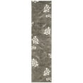 thumbnail image 5 of SAFAVIEH Florida Davin Floral Shag Runner Rug, Smoke/Beige, 2'3" x 8', 5 of 8