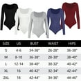 thumbnail image 5 of Vaslanda Women's Henley Shirt Round Neck Button Down Ribbed Sleeveless Tank Top Long Sleeve Bodysuits, 5 of 5