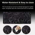 thumbnail image 4 of Large Topographic Map Gaming Mouse Pad Mat with Stitched Edge Non-Slip Rubber Base Washable Resilient for Laptop Table Desk Keyboard Mouse Pads Mats Accessory (Extended XXX-Large), 4 of 6