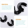 thumbnail image 4 of 2Pcs Metal Closet Rod Bracket Round Shape For Bathroom And Laundry Room Use, 4 of 9