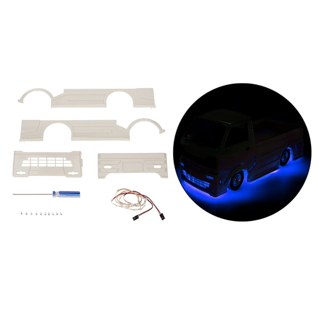 Carcasa del cuerpo Yotijar para Camión RC 1:10 4WD piezas de repuesto modificadas DIY cerco de carrocería