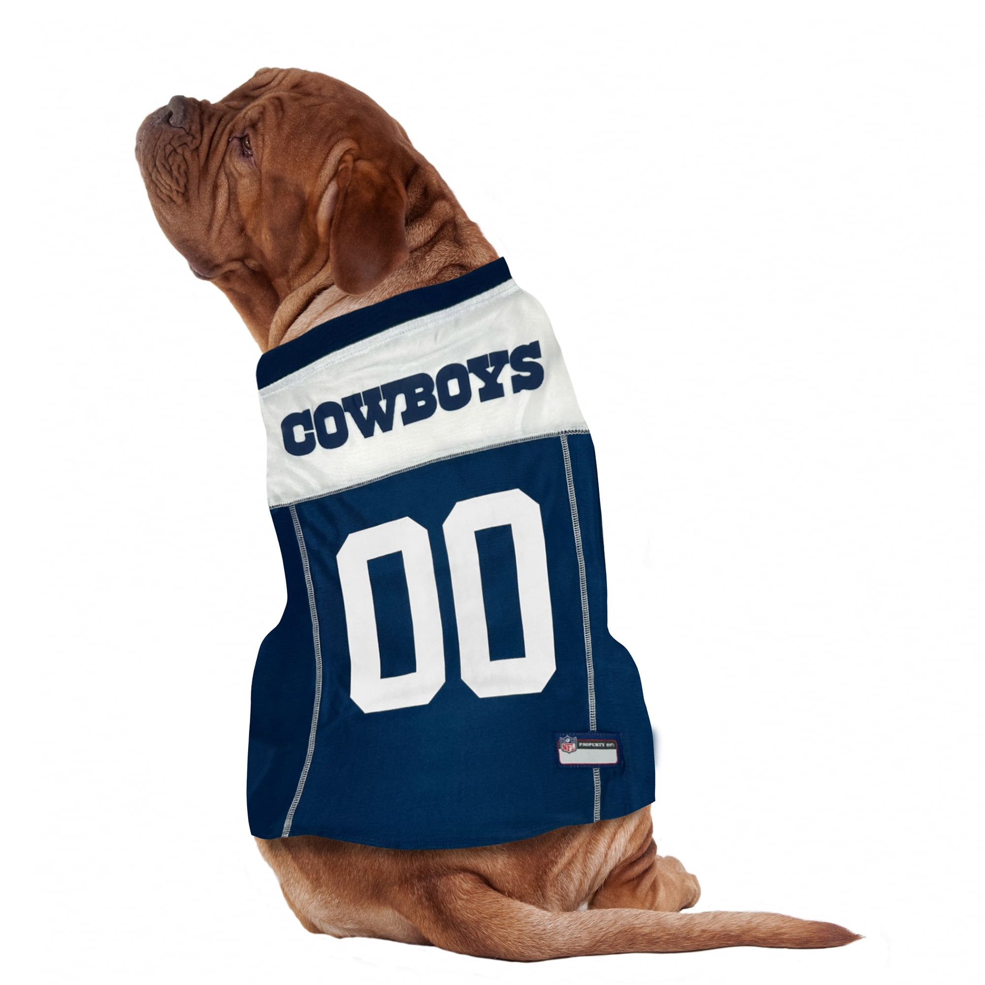 Navy/White Dallas Cowboys Throwback Pet Jersey