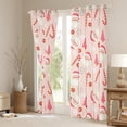 thumbnail image 3 of Manfei Cartoon Santa Claus Blackout Curtains Set of 2 (52x84 Each),Xmas Candy Cane Window Curtains,Merry Christmas Curtains and Drapes For Girl Kids,Super Cozy Room Decor, 3 of 6