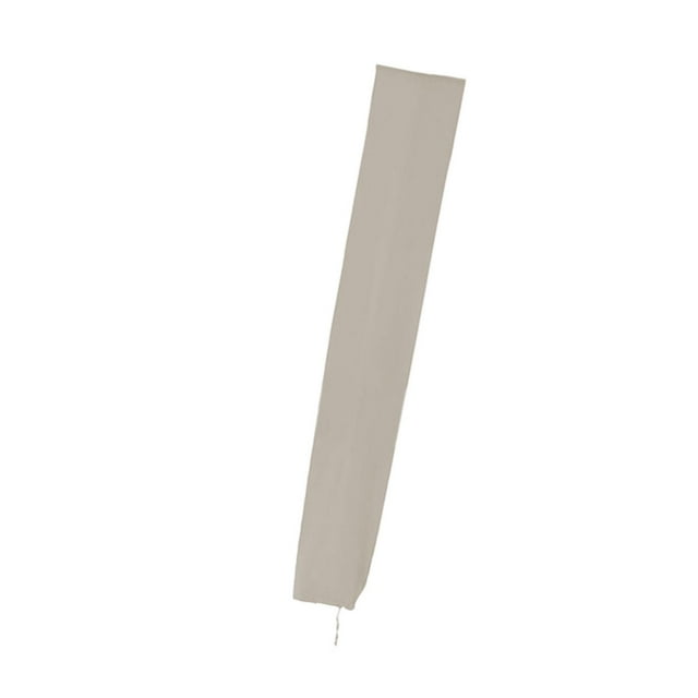Funda de repuesto para sombrilla de patio, funda para sombrilla de jardín, portátil, ligera, para nieve Beige 190 cm x 50 cm
