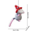 thumbnail image 3 of Possum Car Charm - 2025 New Opossum Gifts Rearview Mirror Accessory Swinging Car Ornament,Cute Car Mirror Aesthetic Decor Hanging Pendant Accessories Things,Cool Car Dashboard Decorations(A), 3 of 9