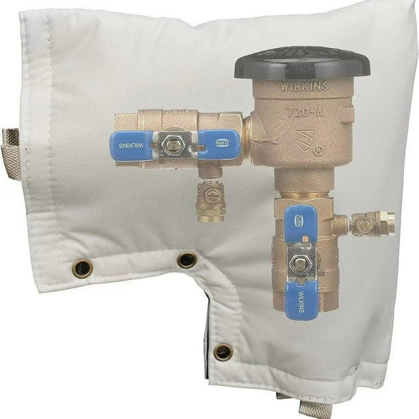 Cubierta de grifo de invierno - Protector impermeable y aislado para grifos exteriores para protección contra congelaciones, tamaño estándar con cierre de hebilla
