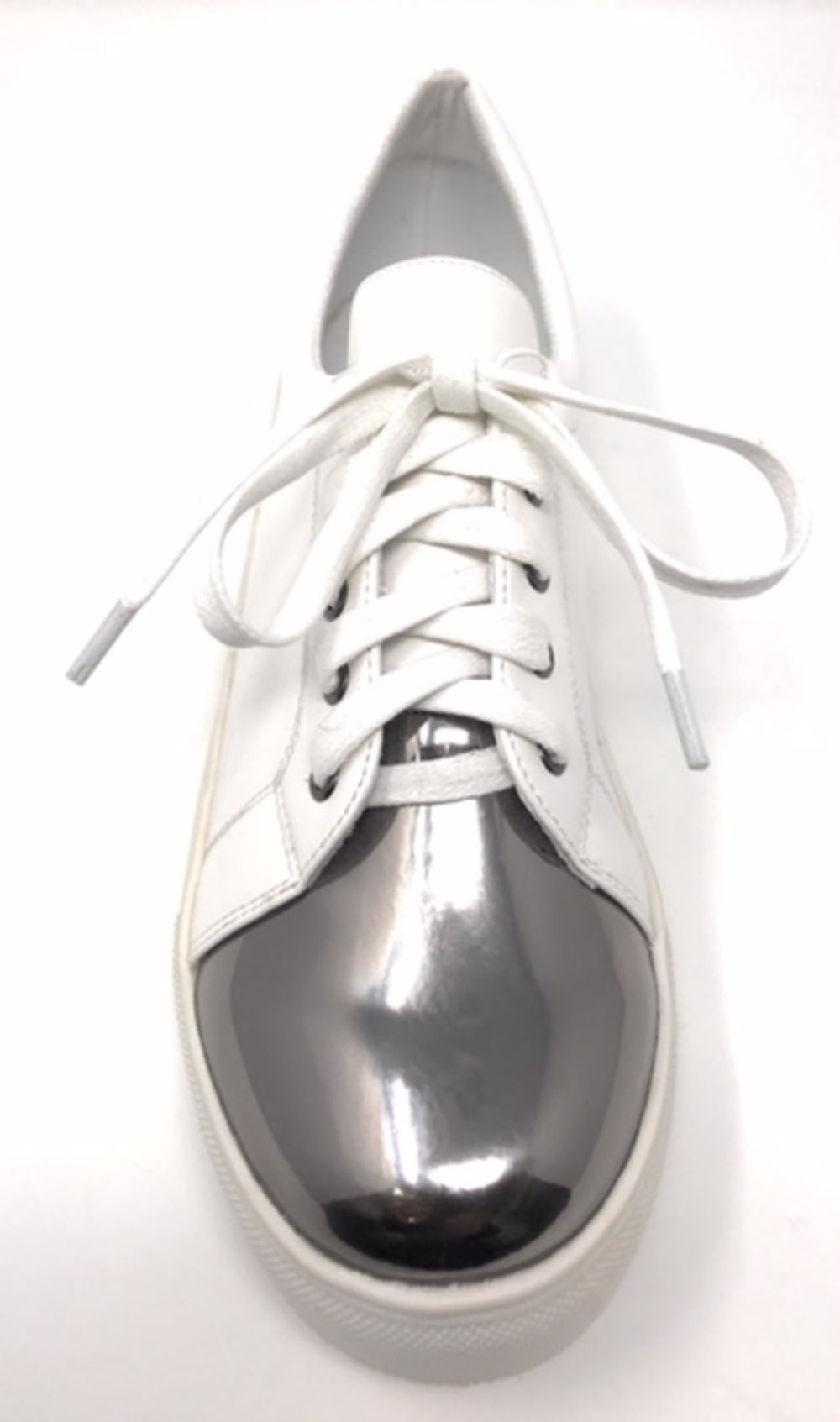 Forever Young Women's Metallic Tip Lace up Sneakers
