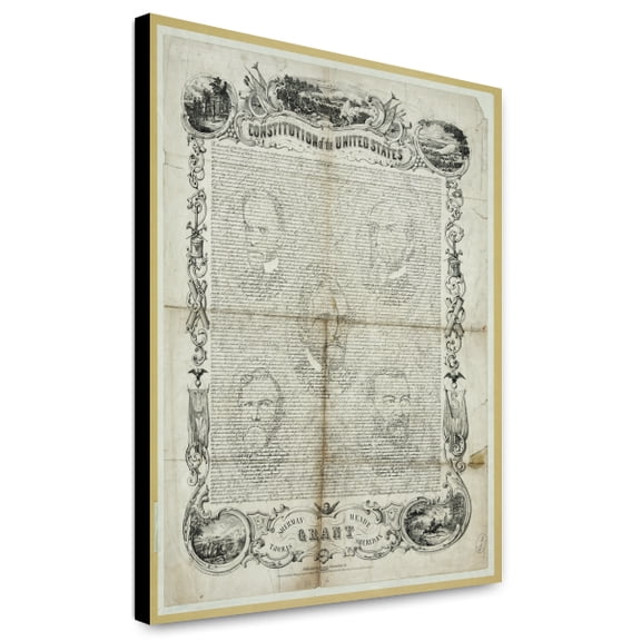 Canvas Print: Constitution Of The United States, 1867