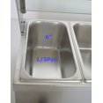thumbnail image 2 of TECHTONGDA 3 Pot Bain-Marie Buffet Food Warmer Material Stainless Steel 1500W 6inch Deep, 2 of 4