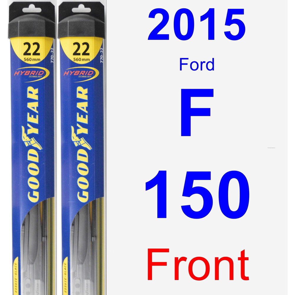 2015 Ford F150 Wiper Blade Set/Kit (Front) (2 Blades) Hybrid