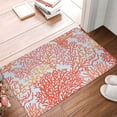 thumbnail image 5 of Fotbe Extra Durable Door Mat - Dirt Trapping Outdoor Welcome Mats - Non-Slip Outdoor Door Mats - Low Profile Front Door Mat - Indoor (16" x 24", Corals ), 5 of 9
