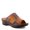 PURPLE MULTI, variant on Nivara Women’s Leather Slide Sandal Soft Insole & Supportive Wedge