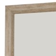thumbnail image 4 of 36 Inch Wooden Frame Mirror with Molded Details, Brown, 4 of 5