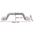 thumbnail image 2 of 2PCS Boat Cleat Grab Rail Handles Aluminum Fishing Rowboat Duck Jon Boat Row Boat Transom Handles, 2 of 7
