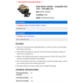 thumbnail image 2 of Brake Master Cylinder - Compatible with 1975 - 1978 GMC C25 1976 1977, 2 of 2