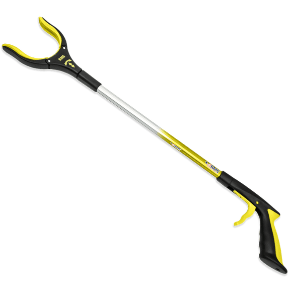 RMS 19" Grabber Reacher, Rotating Gripper, Mobility Aid Reaching Assist Tool, Trash Picker, Litter Pick Up, Garden Nabber, Arm Extension, Ideal for Wheelchair and Disabled