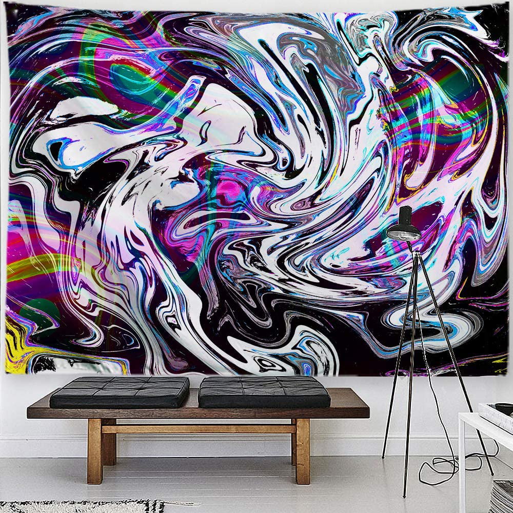 Marble Pattern Tapestry Art Wall Hanging Home Bedspread Decor Wall Blanket Decor 