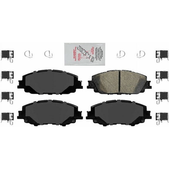 Front Brake Pad Set - Compatible with 2019 - 2023 Toyota Corolla 2020 2021 2022