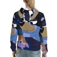thumbnail image 7 of Johaoi Bluey Print Women's Hoodie Sweatshirt,Aautumn Athletic Hoodie Pullover Hooded Sweatshirt for Women-Large, 7 of 7