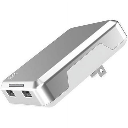 Scosche PBH152SR 2-Port Wall Charger/Portable Battery