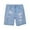 Light Blue, variant on Mens Shorts Summer Loose Ripped Denim Shorts Casual Trendy Men Jeans Dark Blue 28