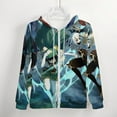 thumbnail image 4 of Genshin Impact Zip Up Hoodies Unisex Realistic 3D Print Sweatshirt Long Sleeve Hooded Jacket Coat 5XL, 4 of 8