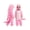 Pink, variant on Joyfy Baby Dinosaur Costume for Toddler, Red Hooded Zipper Pajama Jumpsuit for Halloween Dress Up,Ages 3-4