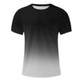 thumbnail image 4 of WAENQINLA Mens Gradient Graphic Tshirts Big and Tall Short Sleeve Athletic Shirt Summer Fashion Crewneck Pullover Tees,5XL, 4 of 5
