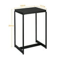 thumbnail image 2 of Oumilen Adult Modern Nightstand Narrow Side Table End Table, Black, 2 of 5