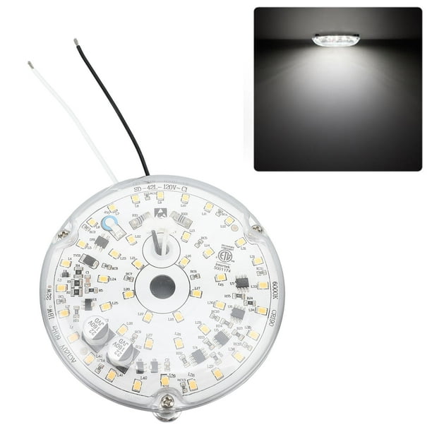 Kits De Luces De Ventilador LED De 3,93 Pulgadas, Reemplazo De Luz LED De Ventilador De Techo Regulable Profesional Para Luz De Techo
