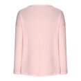 thumbnail image 4 of VEKDONE Plus Size Waffle Shirts for Women 2025 Long Sleeve V-neck Tunics Tops Solid Color Loose Fit Outwear Fall Lightweight Soft Pullover Blouse, 4 of 5