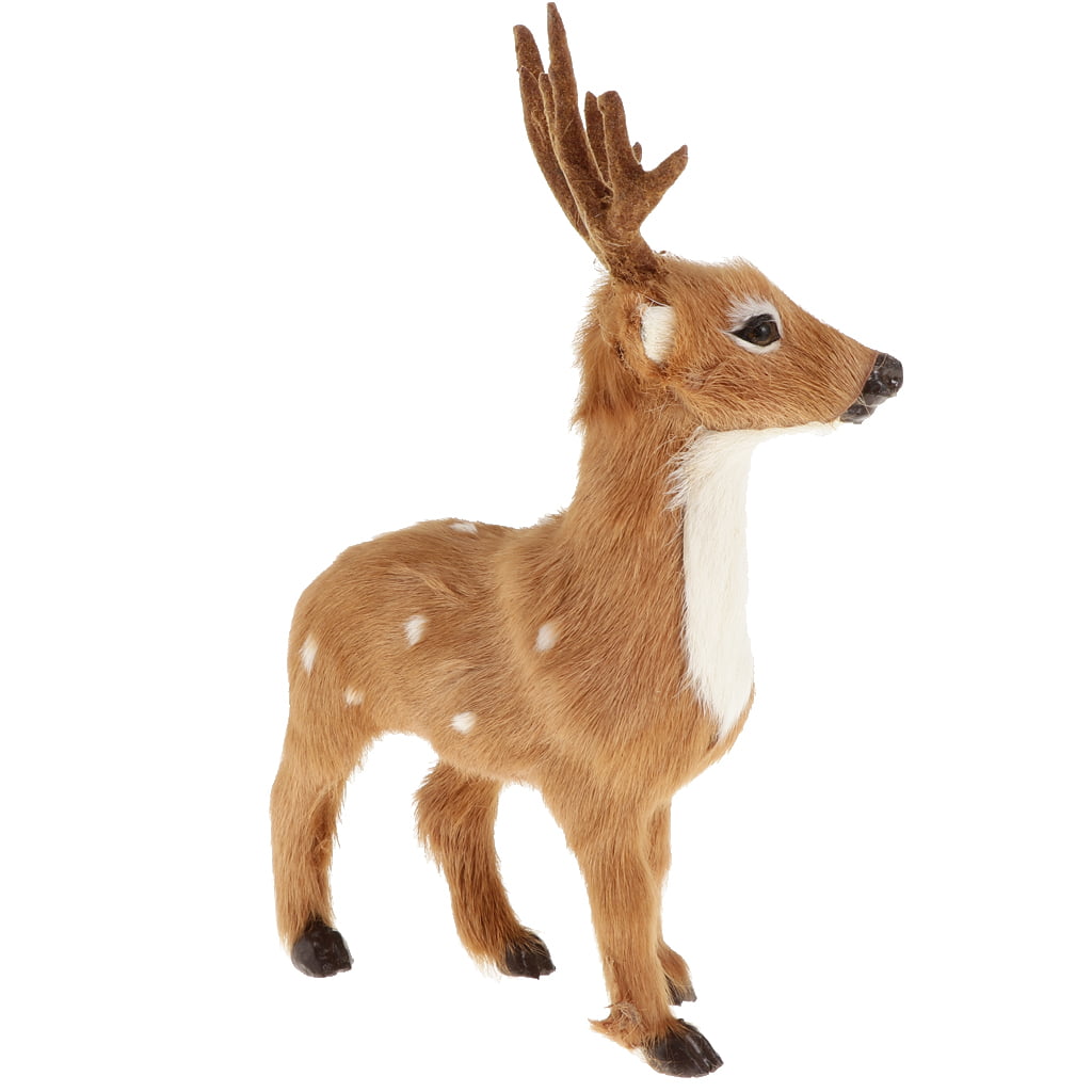 Mini Deer Simulator Home Lawn Garden Decorations Ornaments Kids Toy Funny 