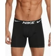 thumbnail image 3 of Men's Nike KE1015 Essential Stretch Micro Boxer Briefs - 3 Pack (Black S), 3 of 4