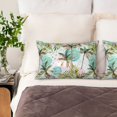 thumbnail image 4 of Disketp Watercolor Palm Tree Satin Pillowcase For Hair And Skin - Satin Pillow Cases Standard Size 20x30 Inches With Zipper,Gifts For Women Men, 4 of 8