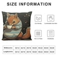 thumbnail image 5 of YINGXI Fall Pillow Covers Autumn Pumpkin Throw Pillow Case Decorative Cushion Cover for Thanksgiving Office Room Couch Sofa Decor 24x24in, 5 of 5
