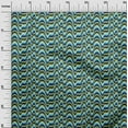 thumbnail image 2 of oneOone Cotton Flex Fabric Waves Flame Stitch Print Sewing Fabric BTY 40 Inch Wide, 2 of 4