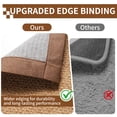 thumbnail image 3 of QiCaiJia Hallway Runner Rug 2x6 ft BrownJute Like Kitchen Runner Mat Rugs Non Slip, Woven Soft Entryway Farmhouse Runner Boho Floor Carpet for Indoor Laundry Hall Backdoor Bedroom Living Room, 3 of 7