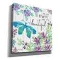 thumbnail image 2 of Epic Graffiti 'Be Your Own Kind of Beautiful' by Cindy Jacobs, Canvas Wall Art, 12"x12", 2 of 2